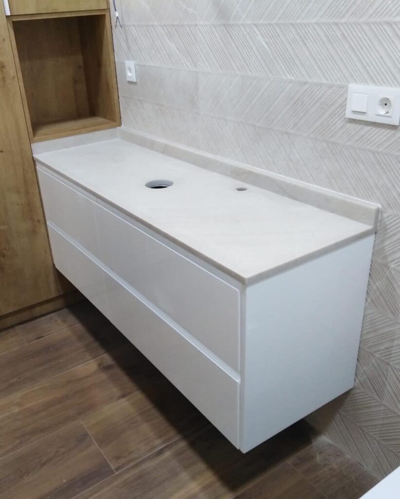 Encimera baño mármol