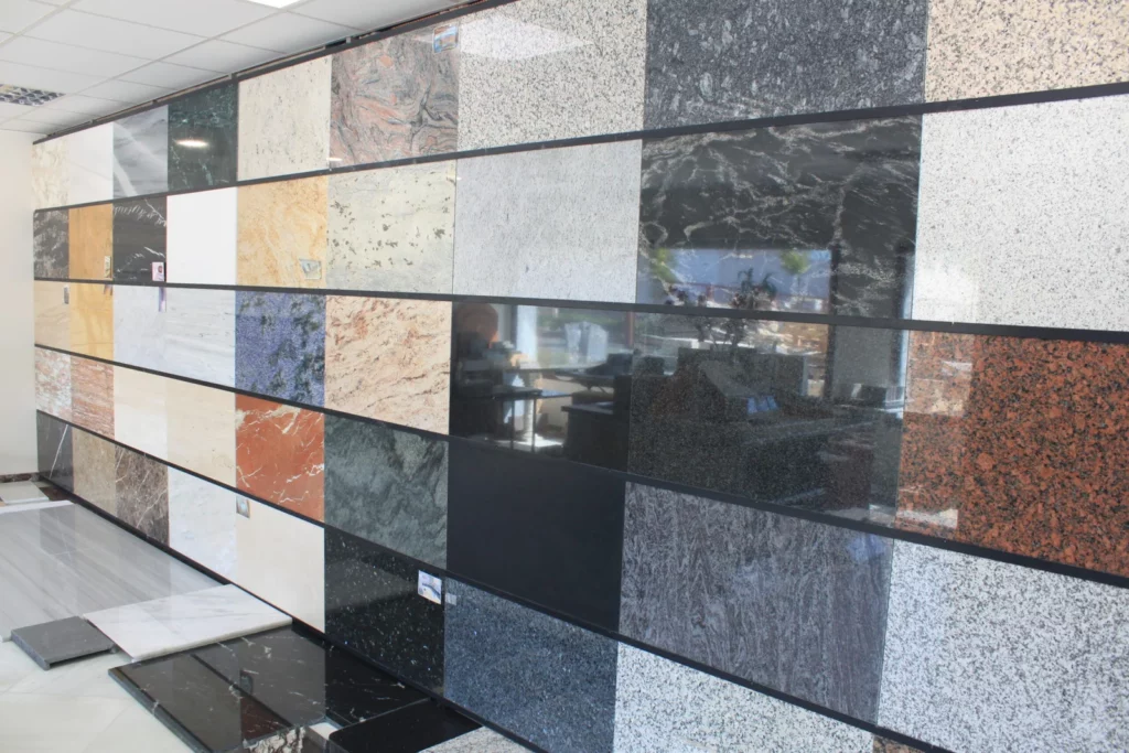 Expositor mármoles y piedras