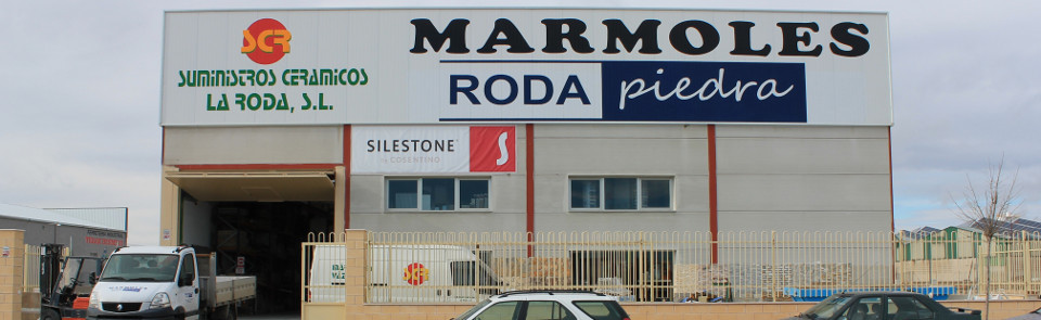 Fachada local exposición mármoles y piedras