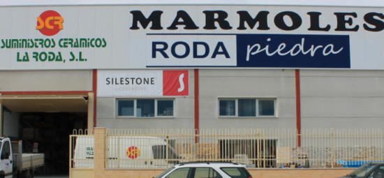 Local exposición encimeras mármol